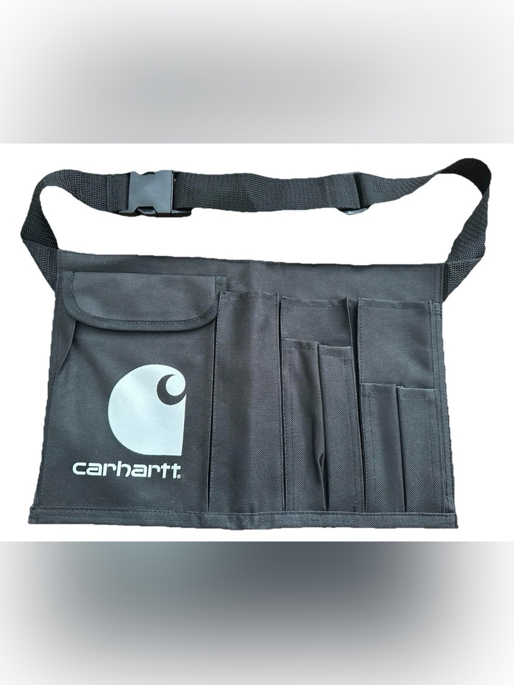 Carhartt Tool Apron Work Utility Belt Black Multi Pocket Adjustable NWOT